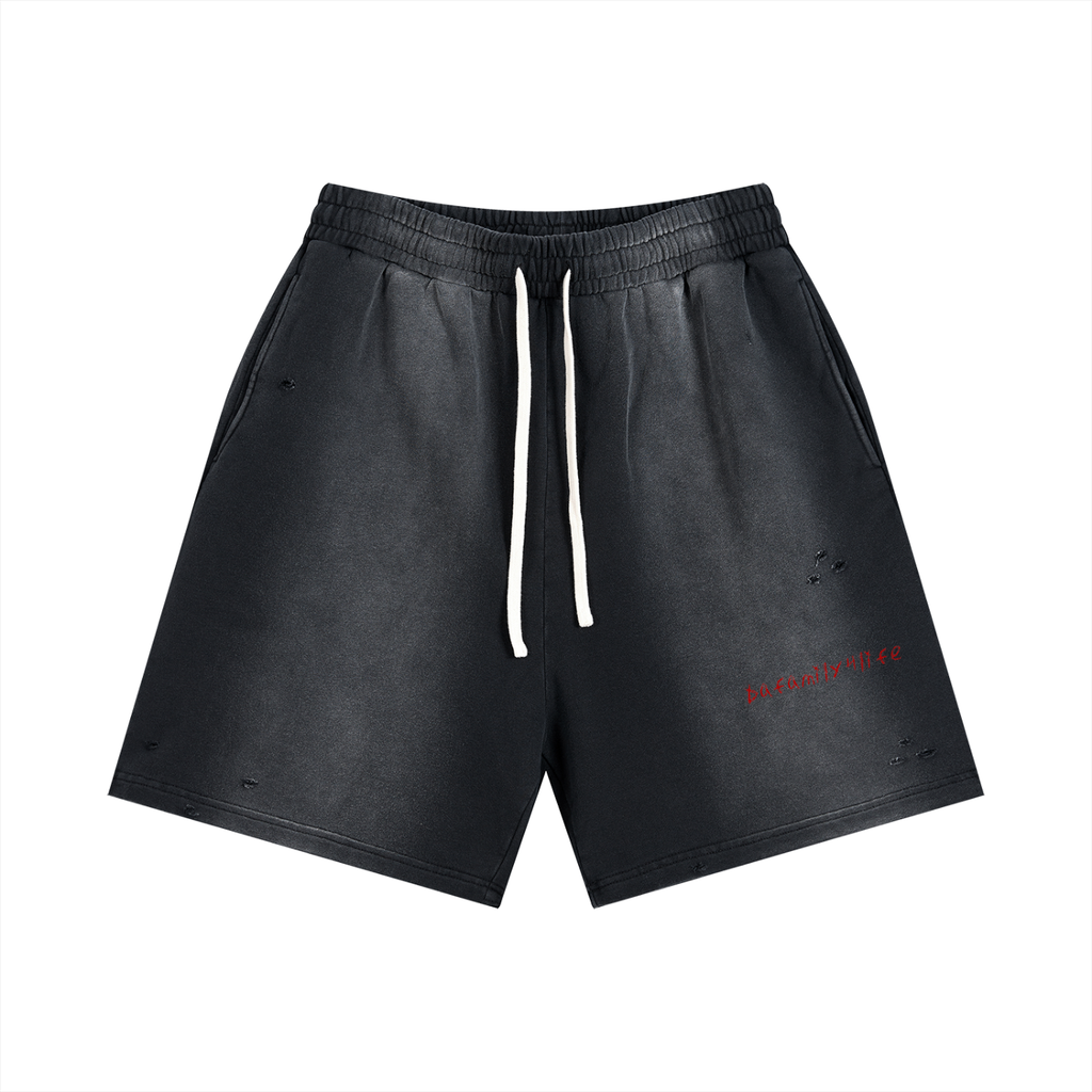 Sun Fade Distressed Shorts